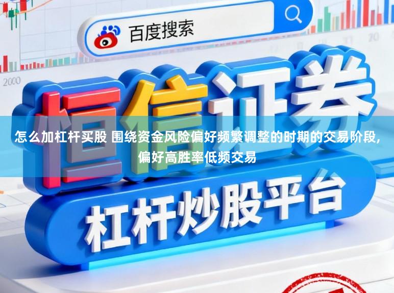 怎么加杠杆买股 围绕资金风险偏好频繁调整的时期的交易阶段,偏好高胜率低频交易