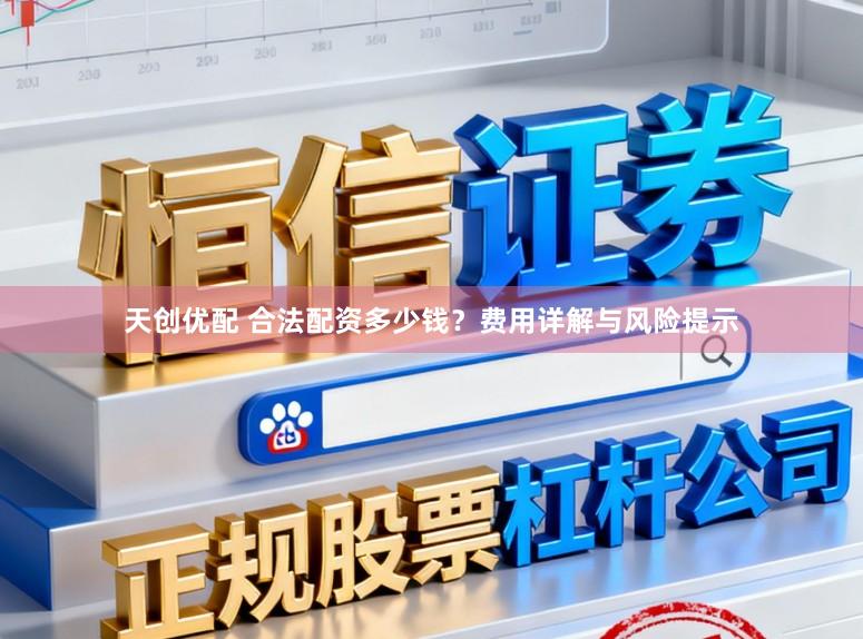 天创优配 合法配资多少钱？费用详解与风险提示